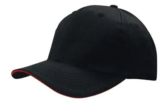 Headwear Beathable P/twill W/sandwich Cap X12 - 4009 Headwear Professionals